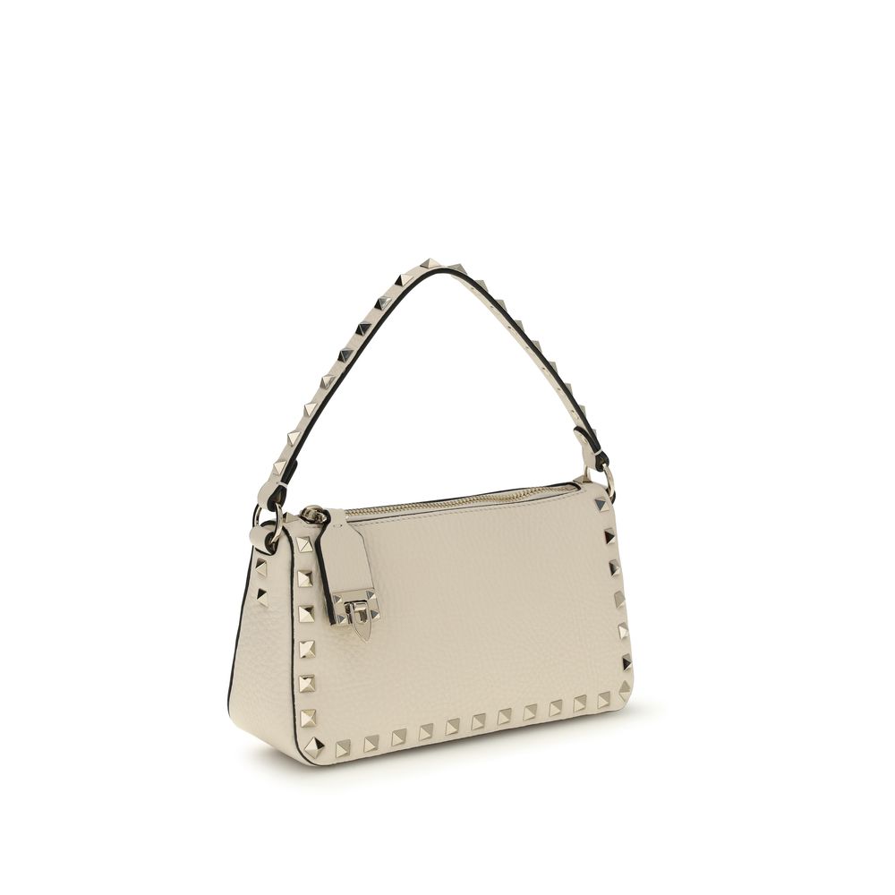 Valentino Garavani Beige Calf Leather Bos Taurus Shoulder Bag | Regal Royce