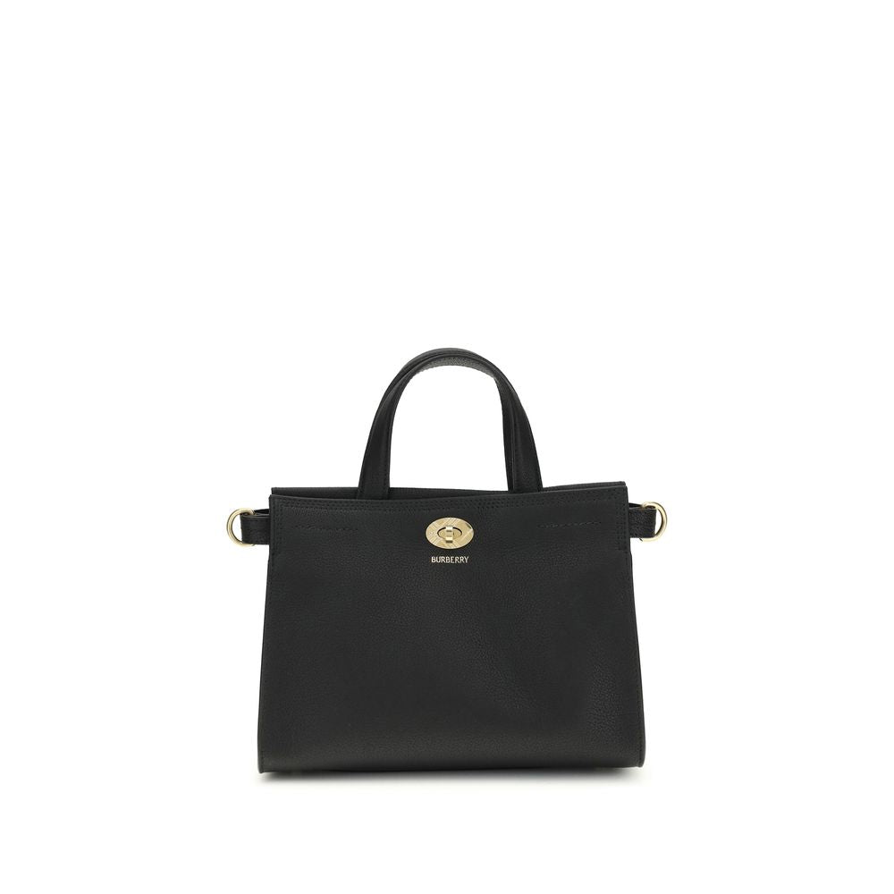Burberry Black Calf Leather Bos Taurus Handbag | Regal Royce
