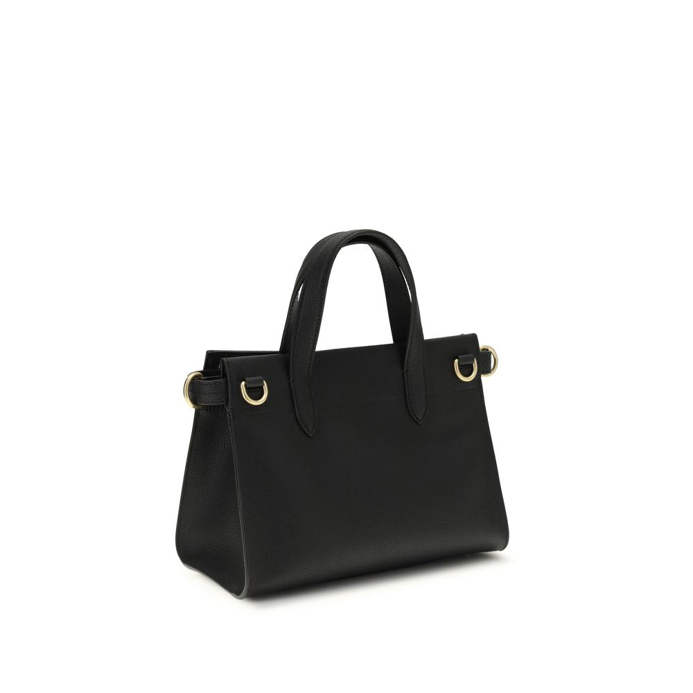 Burberry Black Calf Leather Bos Taurus Handbag | Regal Royce