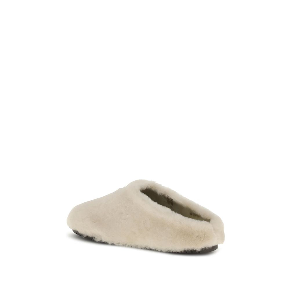 Prada Beige Lamb Ovis Aries Aries Mules | Regal Royce
