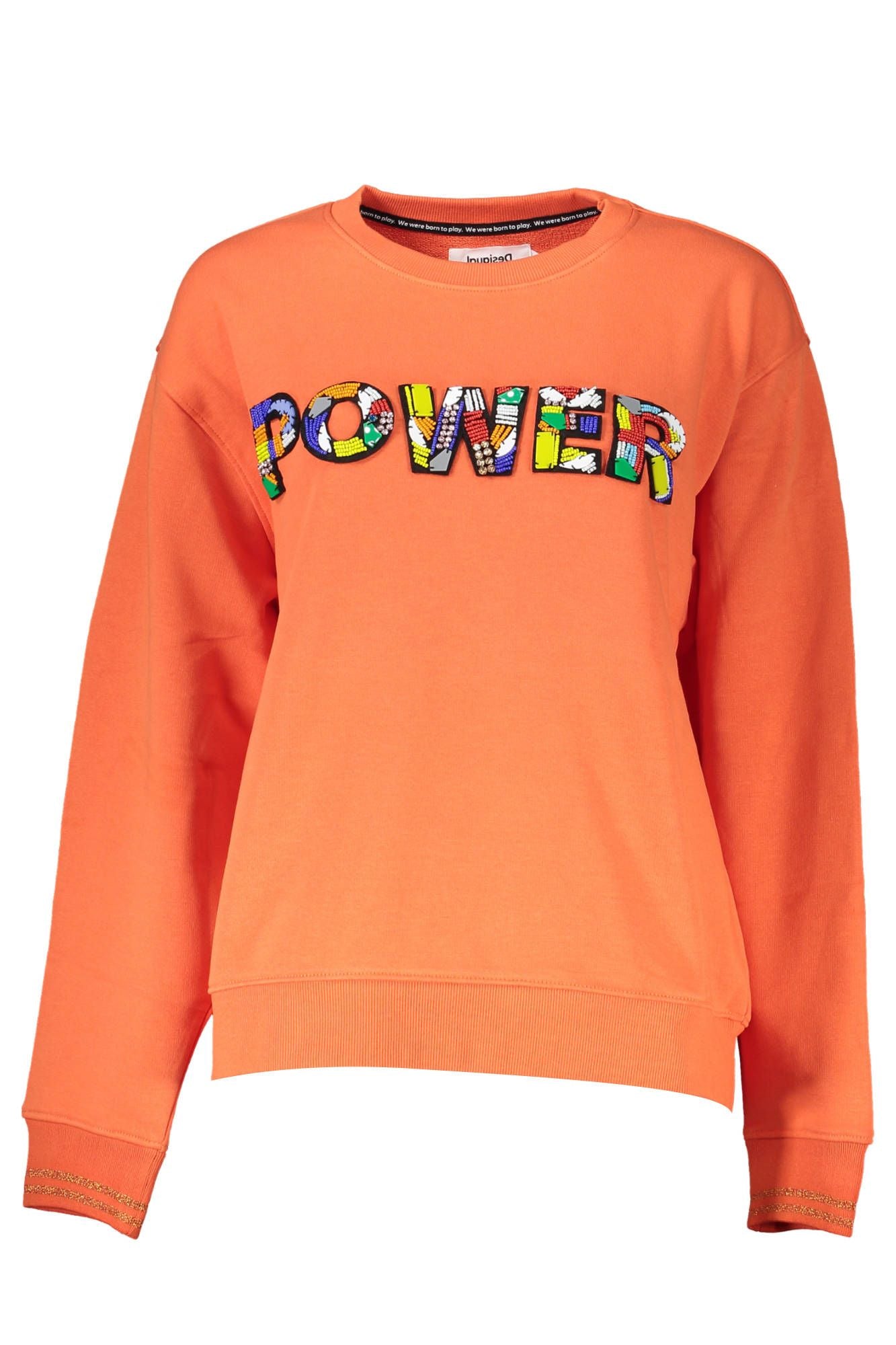 Desigual Orange Cotton Sweatshirt | Regal Royce