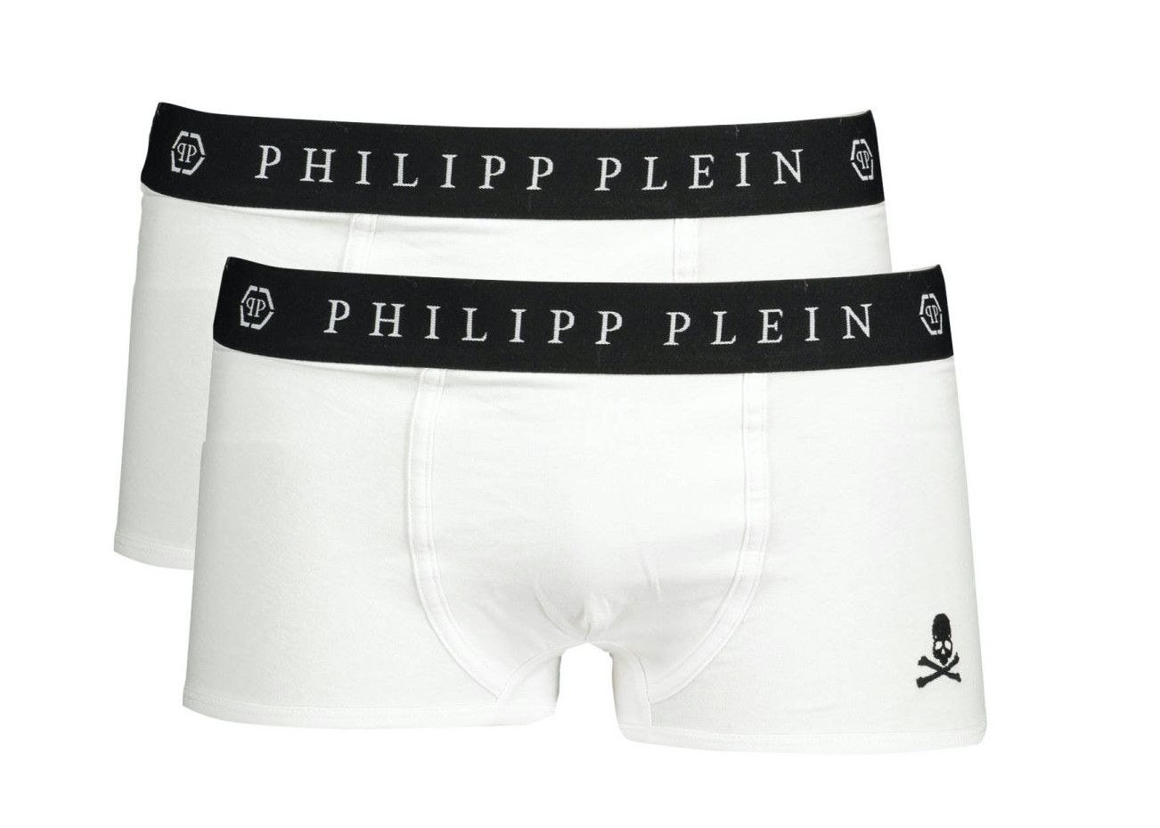 Philipp Plein White Cotton Boxers | Regal Royce
