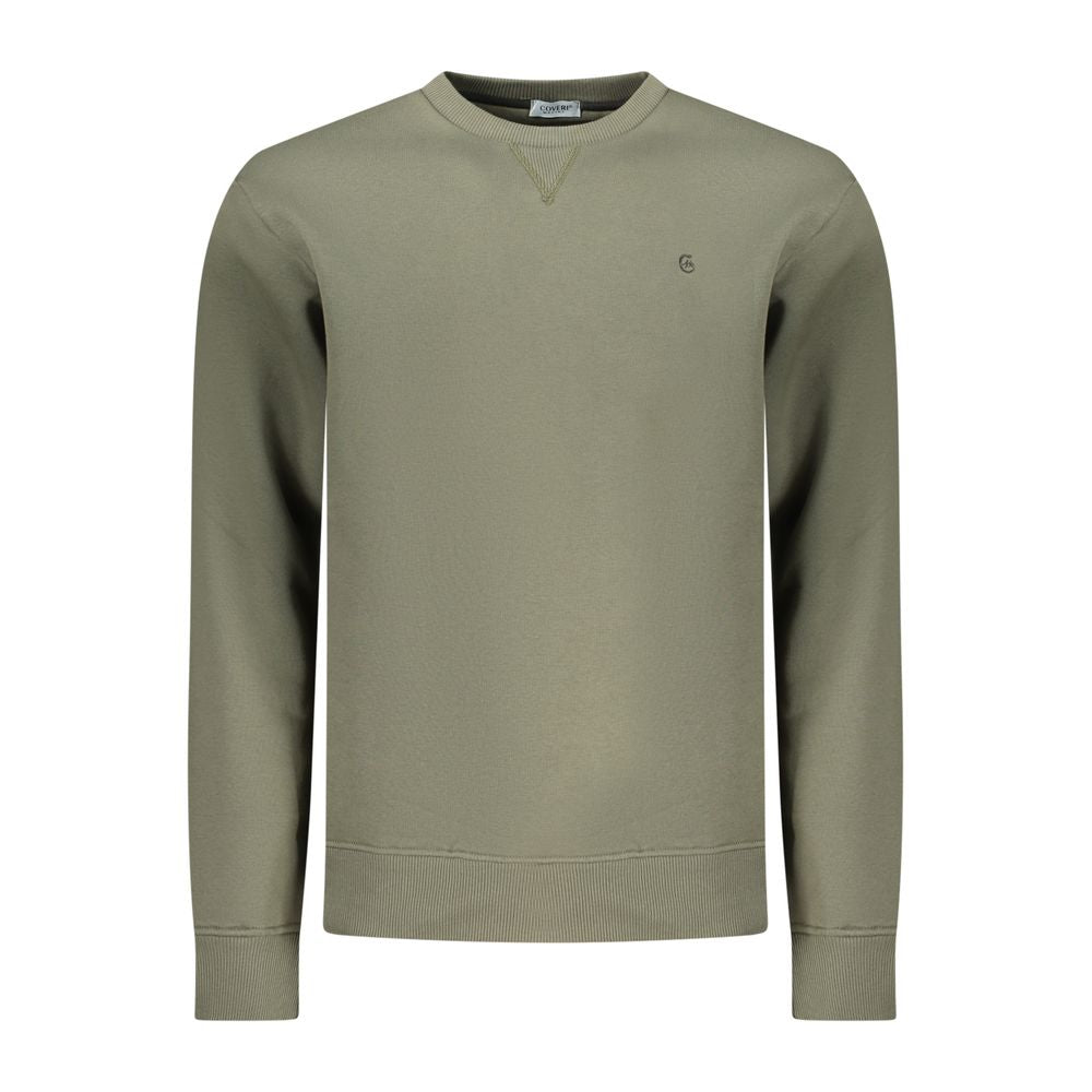 Coveri Moving Verde Cotton Men Sweatshirt | Regal Royce