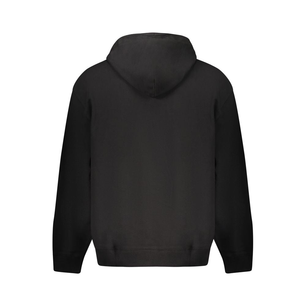 Calvin Klein Black Cotton Men Hoodie | Regal Royce