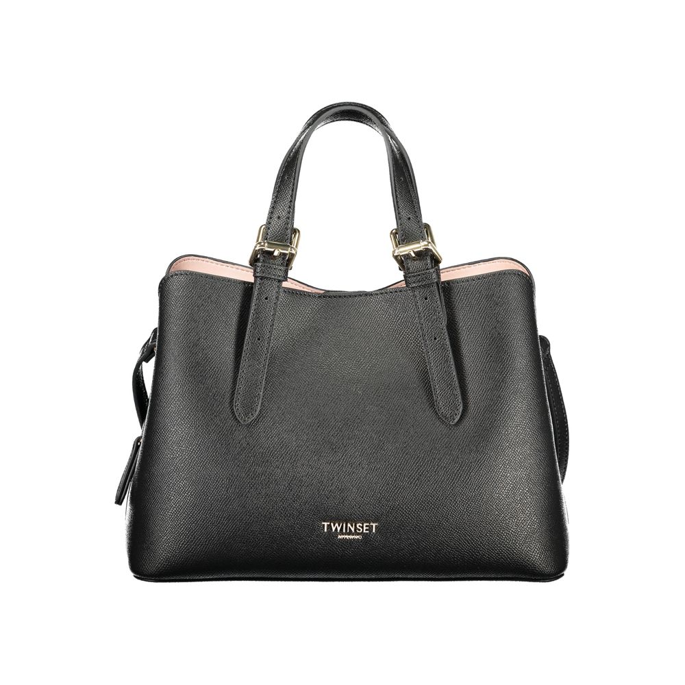 Twinset Nero Polyurethane Women Handbag | Regal Royce