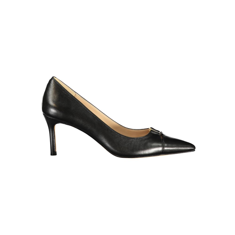 Twinset Black Leather Women Classic Shoe | Regal Royce