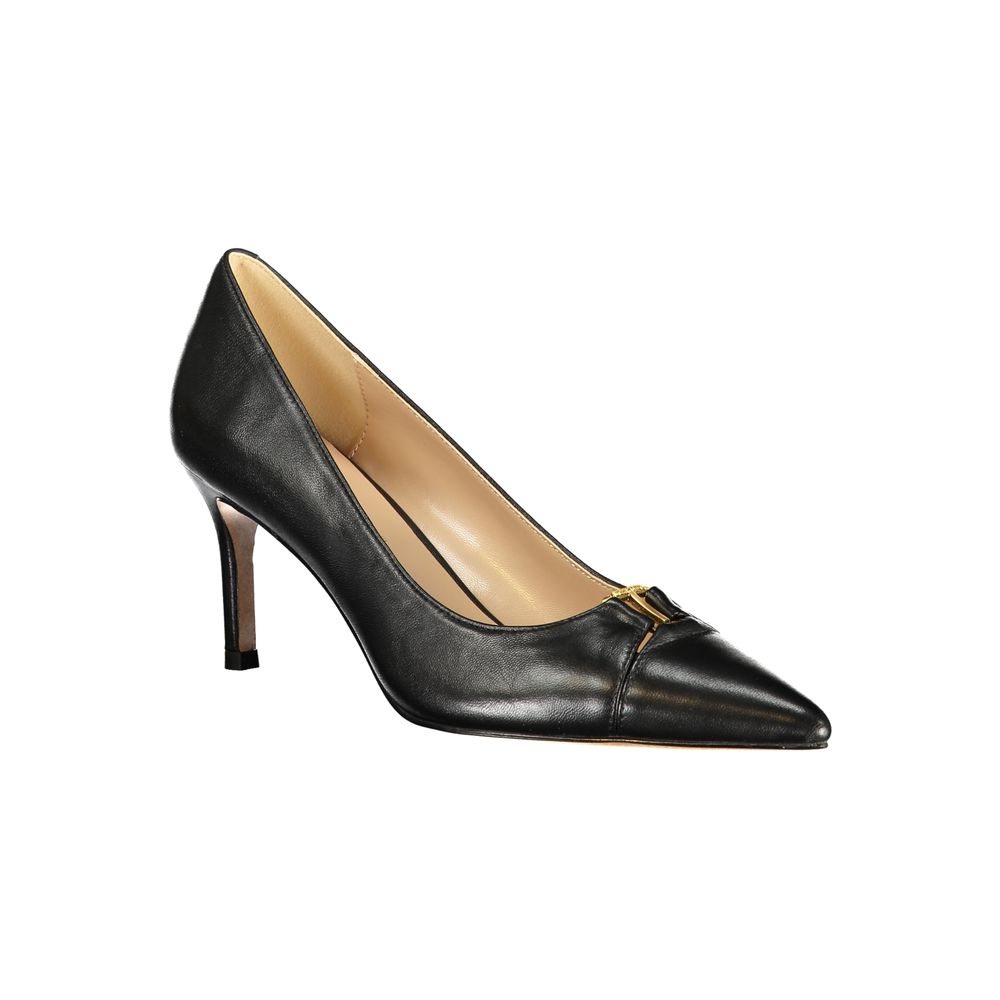 Twinset Black Leather Women Classic Shoe | Regal Royce