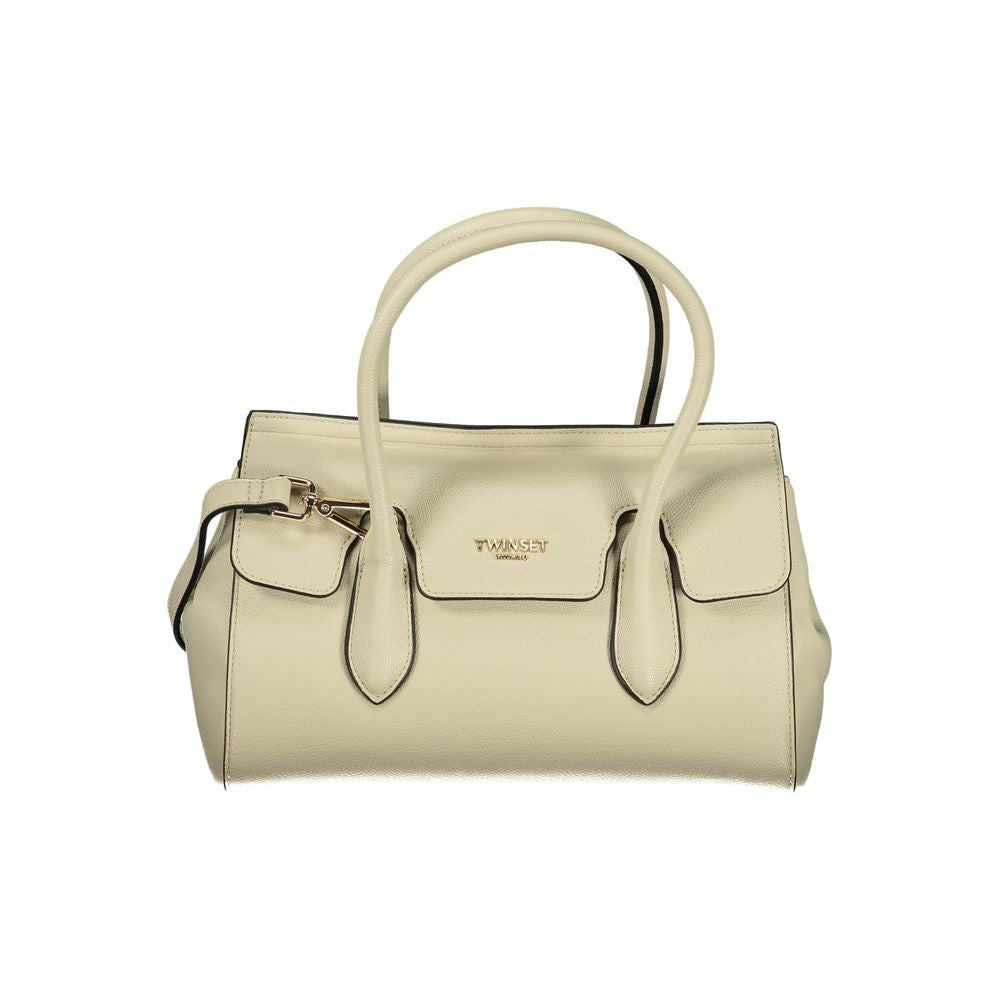 Twinset Beige Polyurethane Women Tote | Regal Royce
