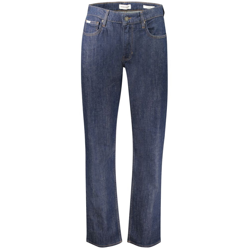 Guess Jeans Blu Cotton Men's Jeans | Regal Royce
