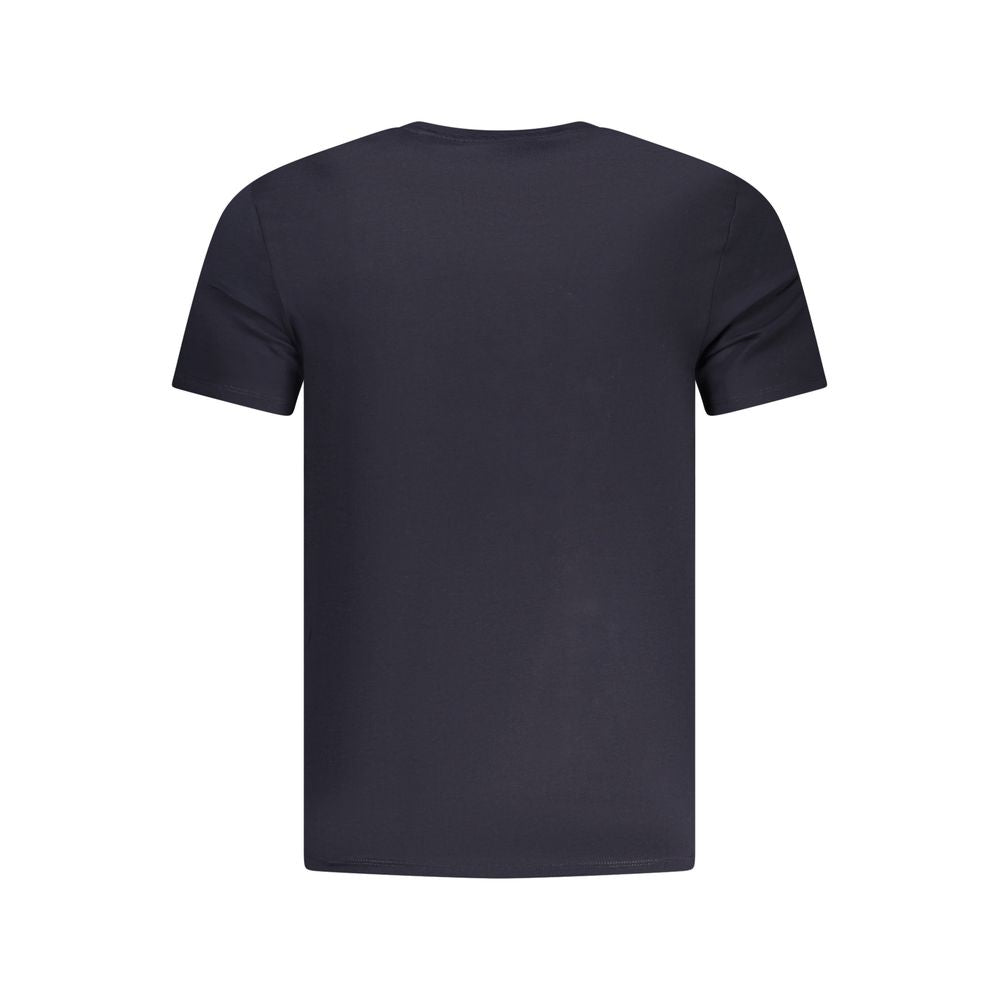 Guess Jeans Blue Organic Cotton Men's T-Shirt | Regal Royce