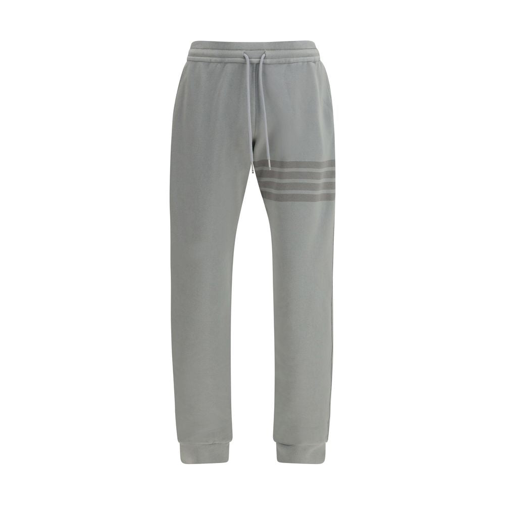 Thom Browne Gray Cotton Joggers (Workout Pants) | Regal Royce