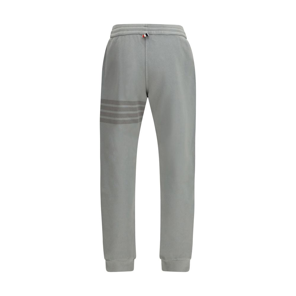 Thom Browne Gray Cotton Joggers (Workout Pants) | Regal Royce