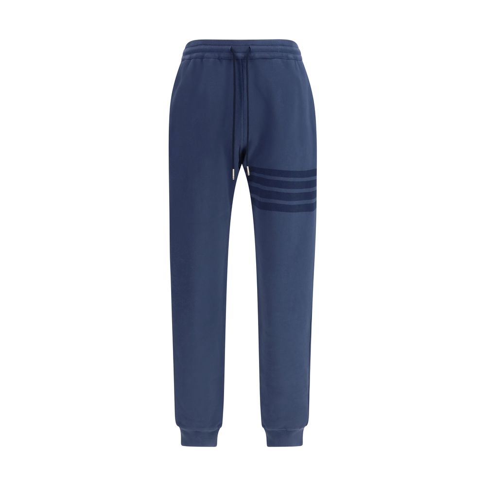 Thom Browne Blue Cotton Casual Pants | Regal Royce