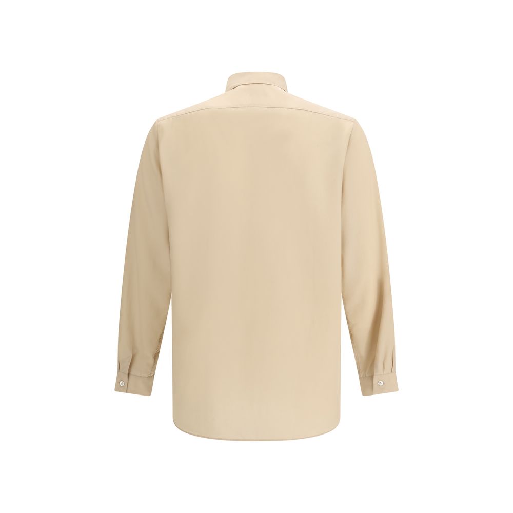 Lardini Beige Tencel Dress Shirt | Regal Royce