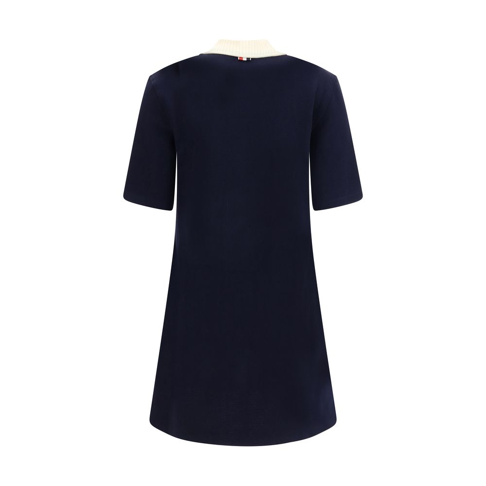 Thom Browne Blue Cotton Casual Dress | Regal Royce