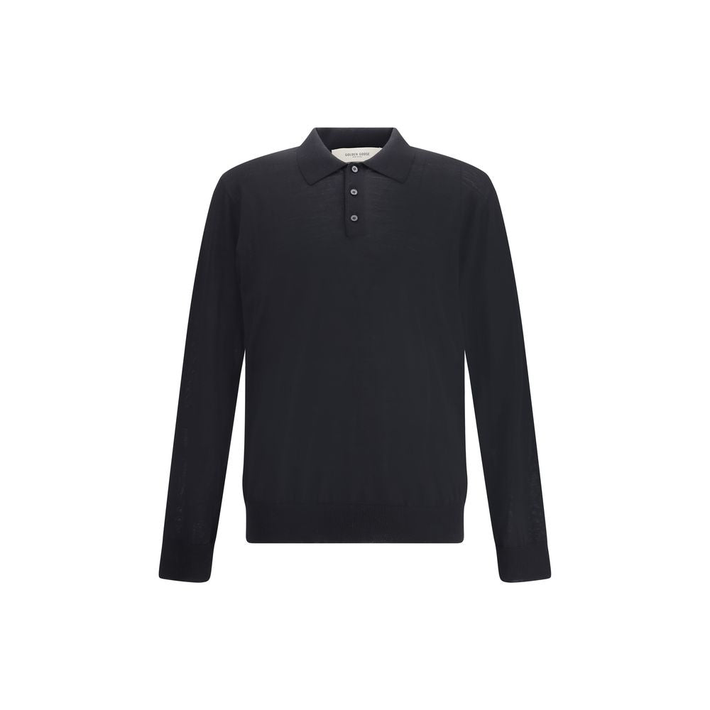 Golden Goose Black Fleece Wool Dress Shirt | Regal Royce