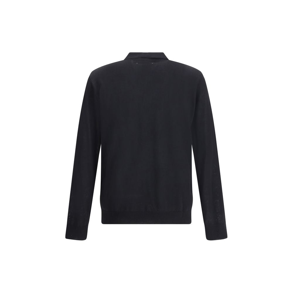 Golden Goose Black Fleece Wool Dress Shirt | Regal Royce