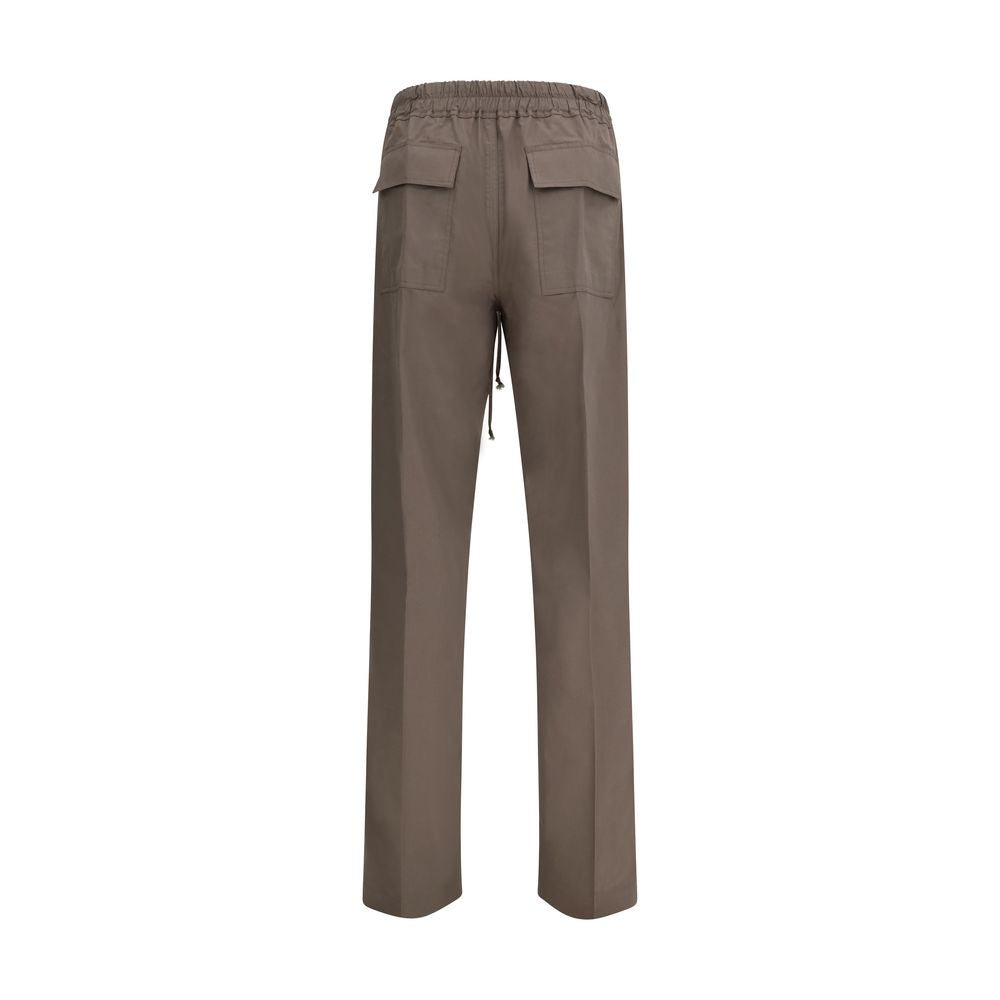Rick Owens Brown Viscose Casual Pants | Regal Royce