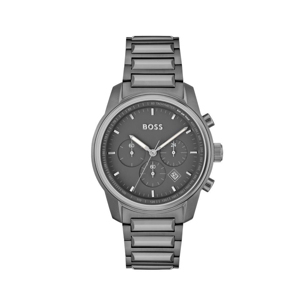 Hugo Boss Gray Stainless Steel Dress Watch | Regal Royce