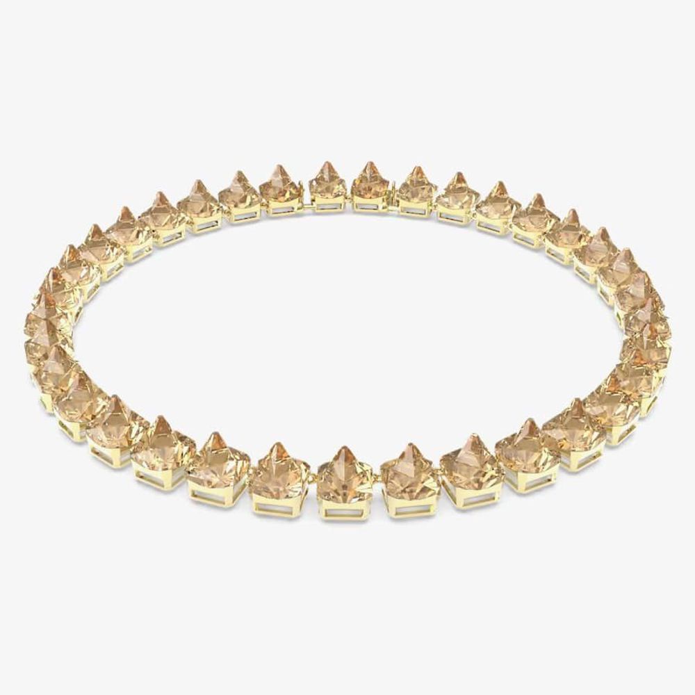 Swarovski Gold Stainless Steel Necklace | Regal Royce