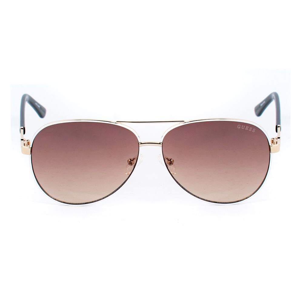 Guess White Metal Sunglasses | Regal Royce