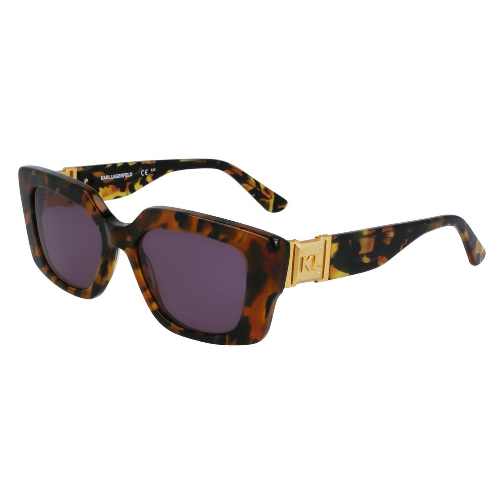 Karl Lagerfeld Brown Acetate Sunglasses | Regal Royce