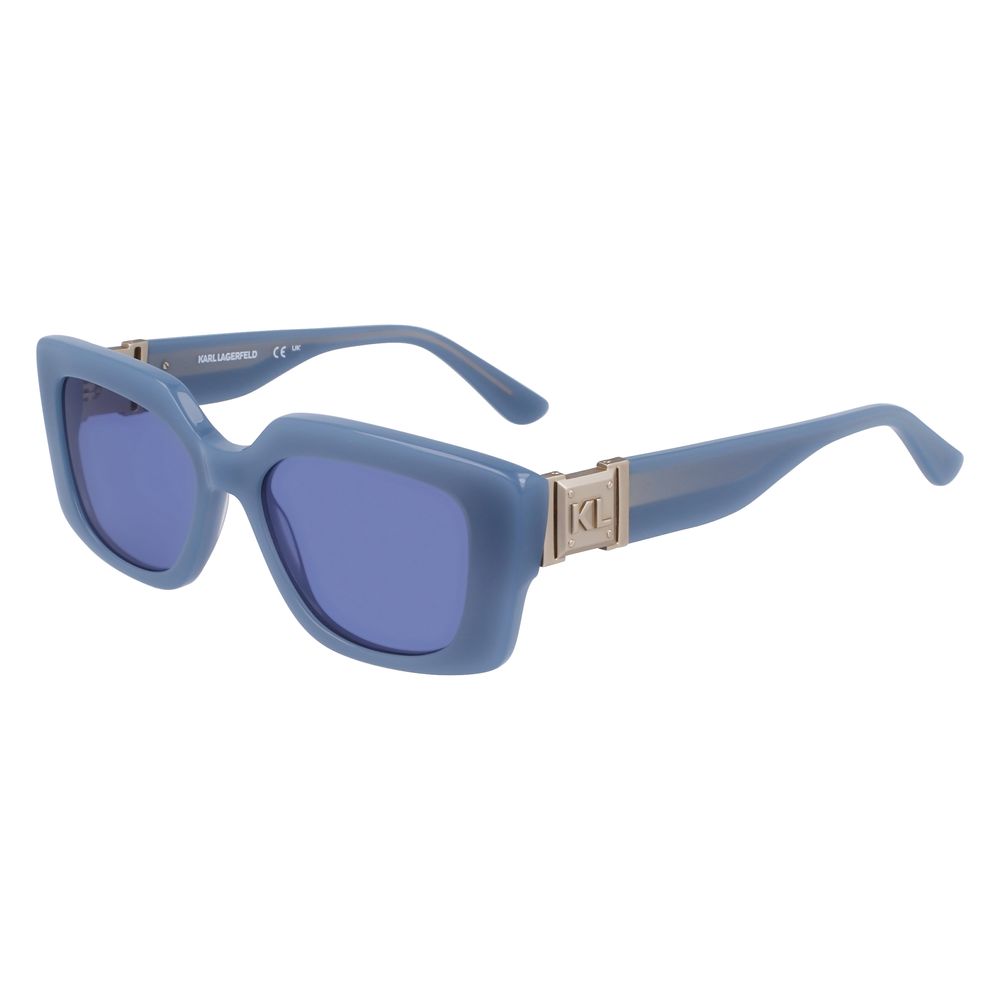 Karl Lagerfeld Blue Acetate Sunglasses | Regal Royce