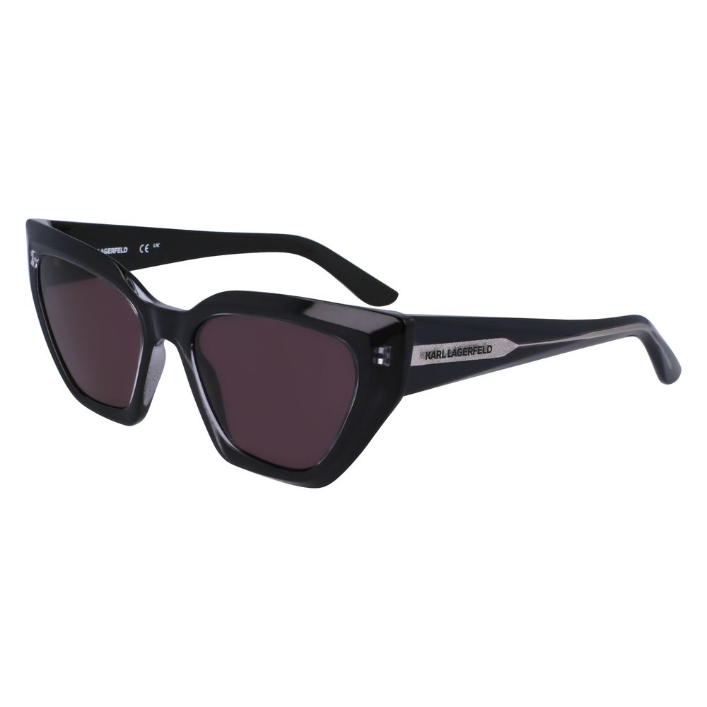 Karl Lagerfeld Black Injected Sunglasses | Regal Royce