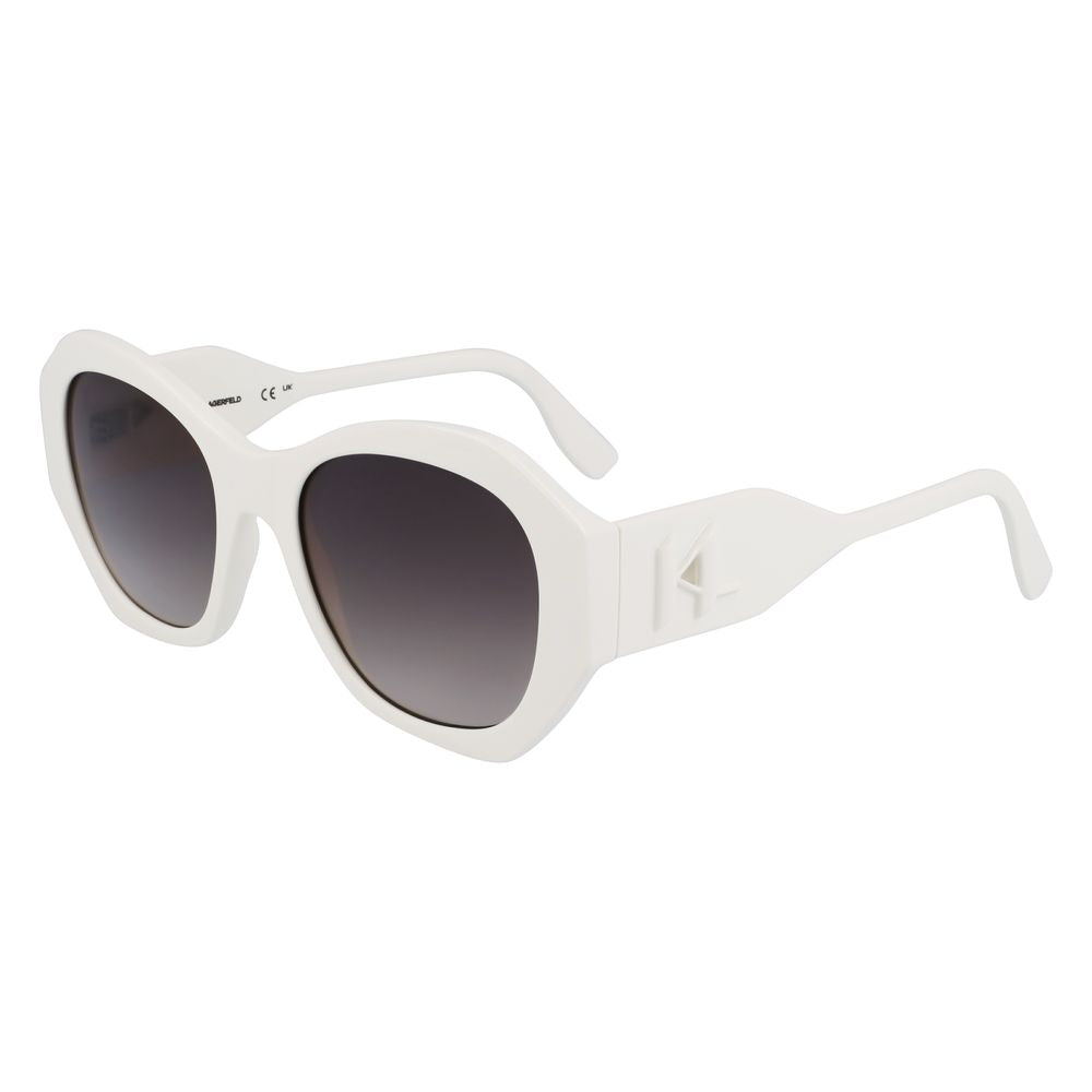 Karl Lagerfeld White Injected Sunglasses | Regal Royce