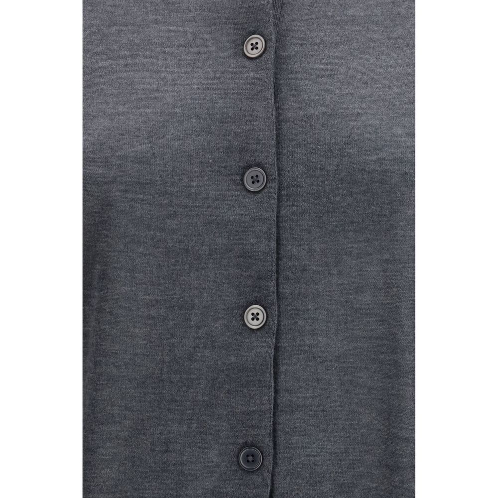 Loulou De Saison Gray Cashmere Cardigan | Regal Royce