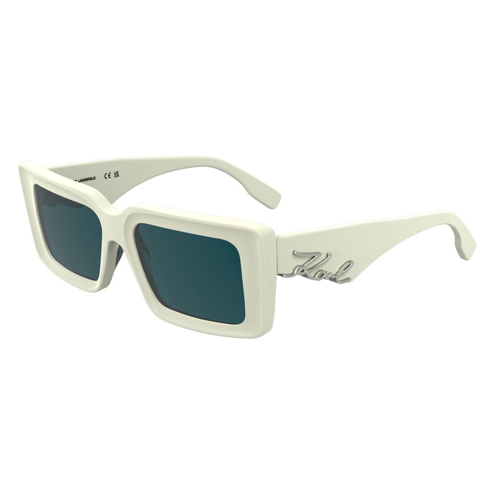 Karl Lagerfeld White Acetate Sunglasses | Regal Royce