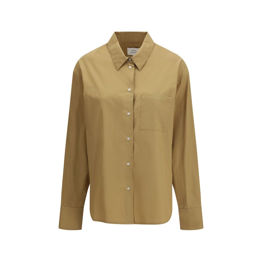 Loulou De Saison Beige Cotton Shirt | Regal Royce