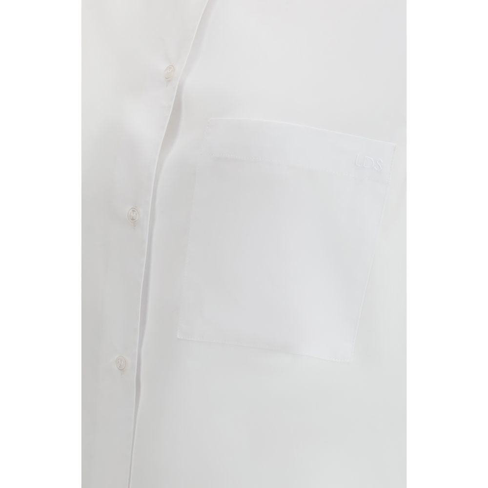 Loulou De Saison White Cotton Dress Shirt | Regal Royce