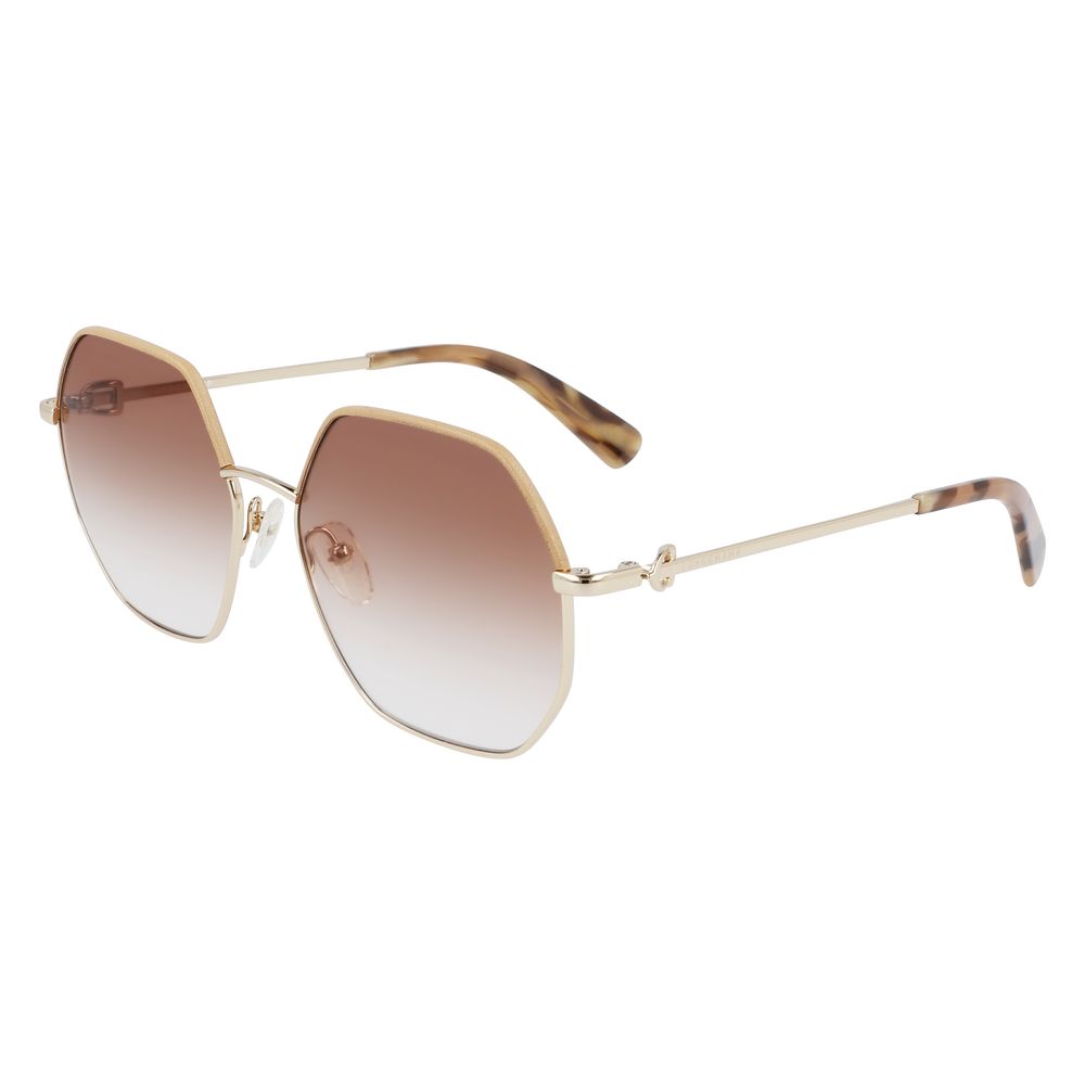 Longchamp Gold Metal Sunglasses | Regal Royce