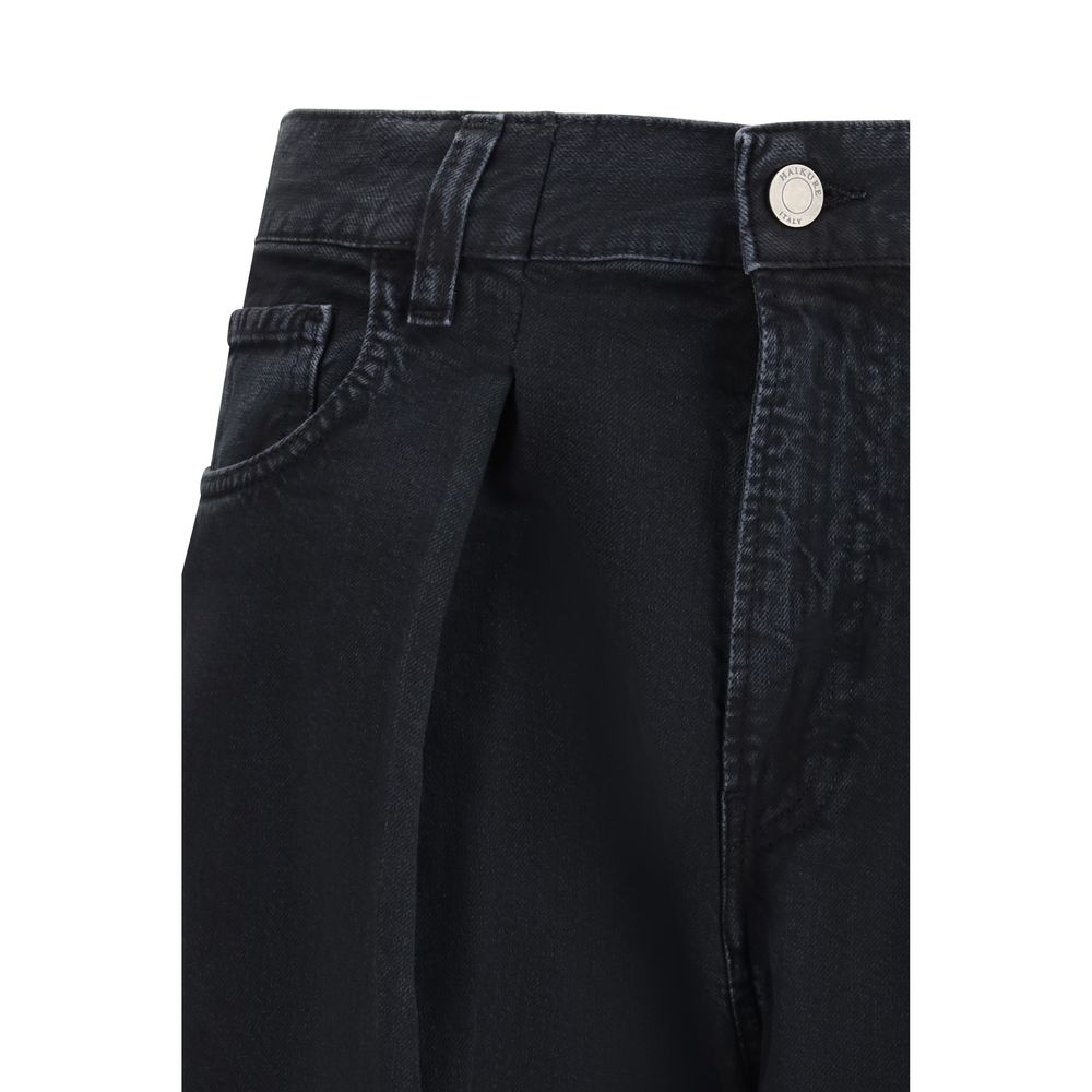 Haikure Black Cotton Jeans Denim | Regal Royce