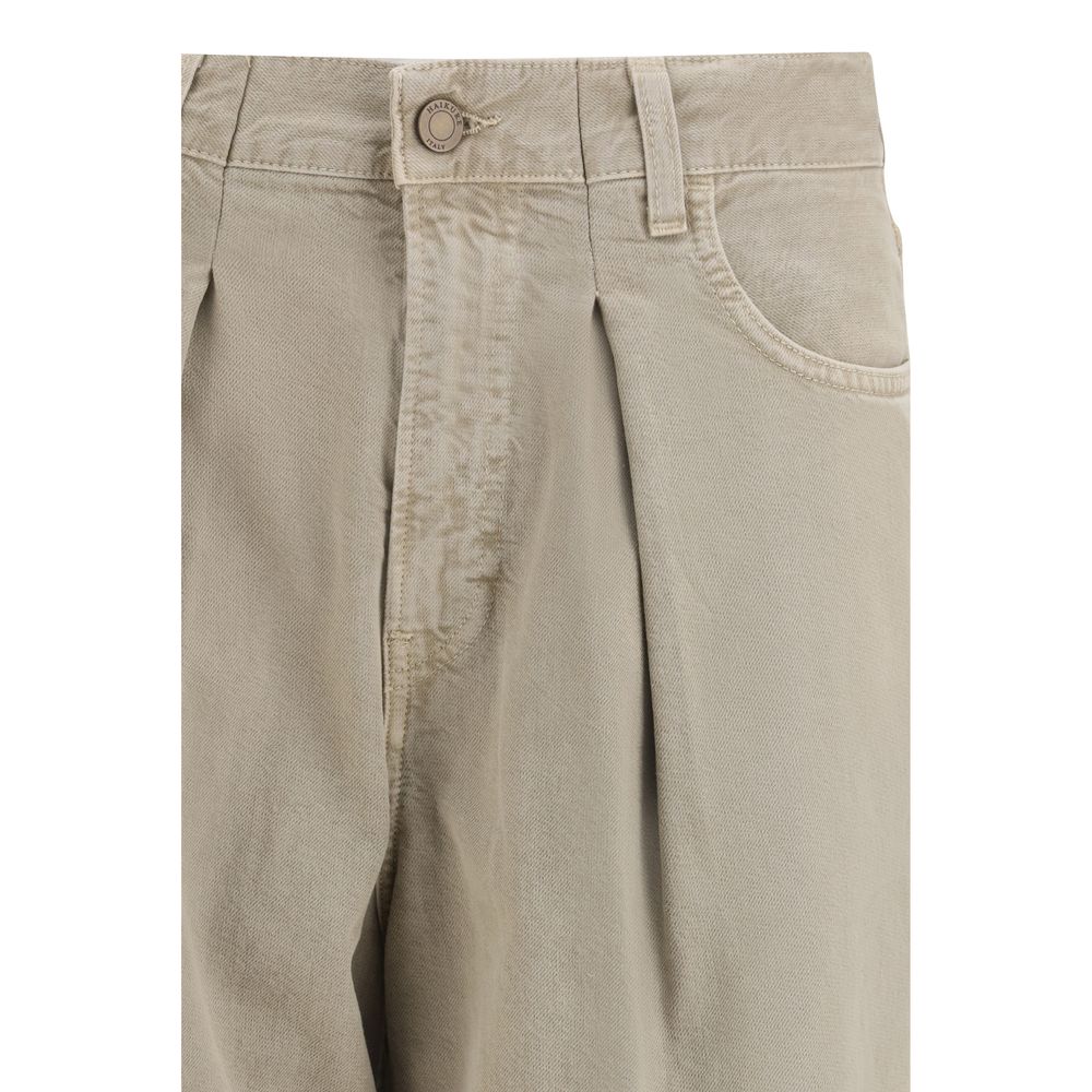 Haikure Beige Cotton Jeans Denim | Regal Royce