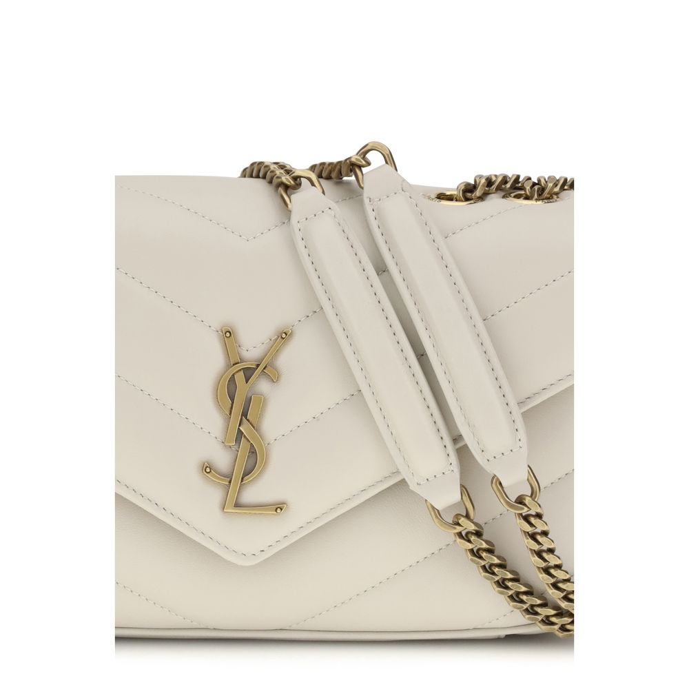 Saint Laurent Beige Lamb Ovis Aries Aries Shoulder Bag | Regal Royce
