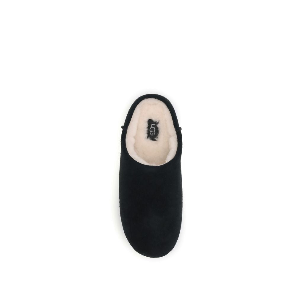 UGG Black Leather Mules | Regal Royce
