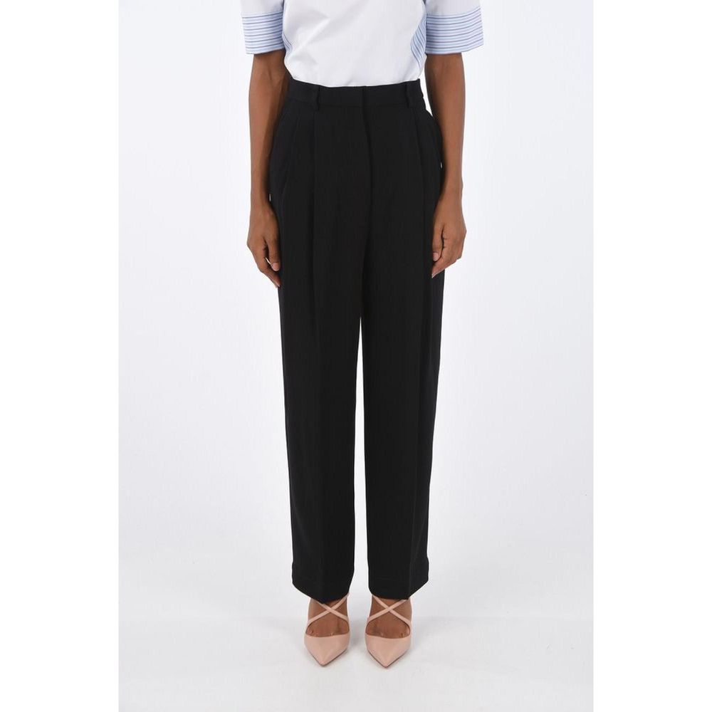 Tory Burch Black Acetate Casual Pants | Regal Royce
