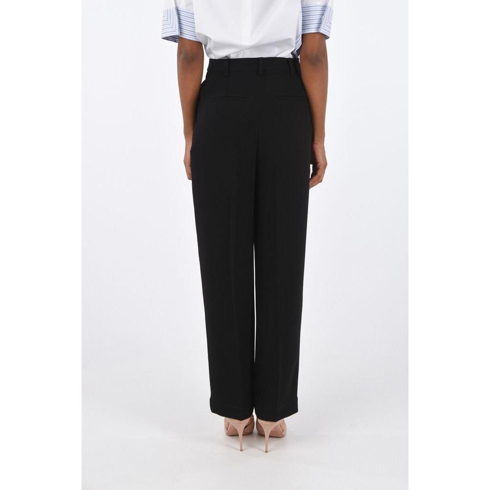 Tory Burch Black Acetate Casual Pants | Regal Royce