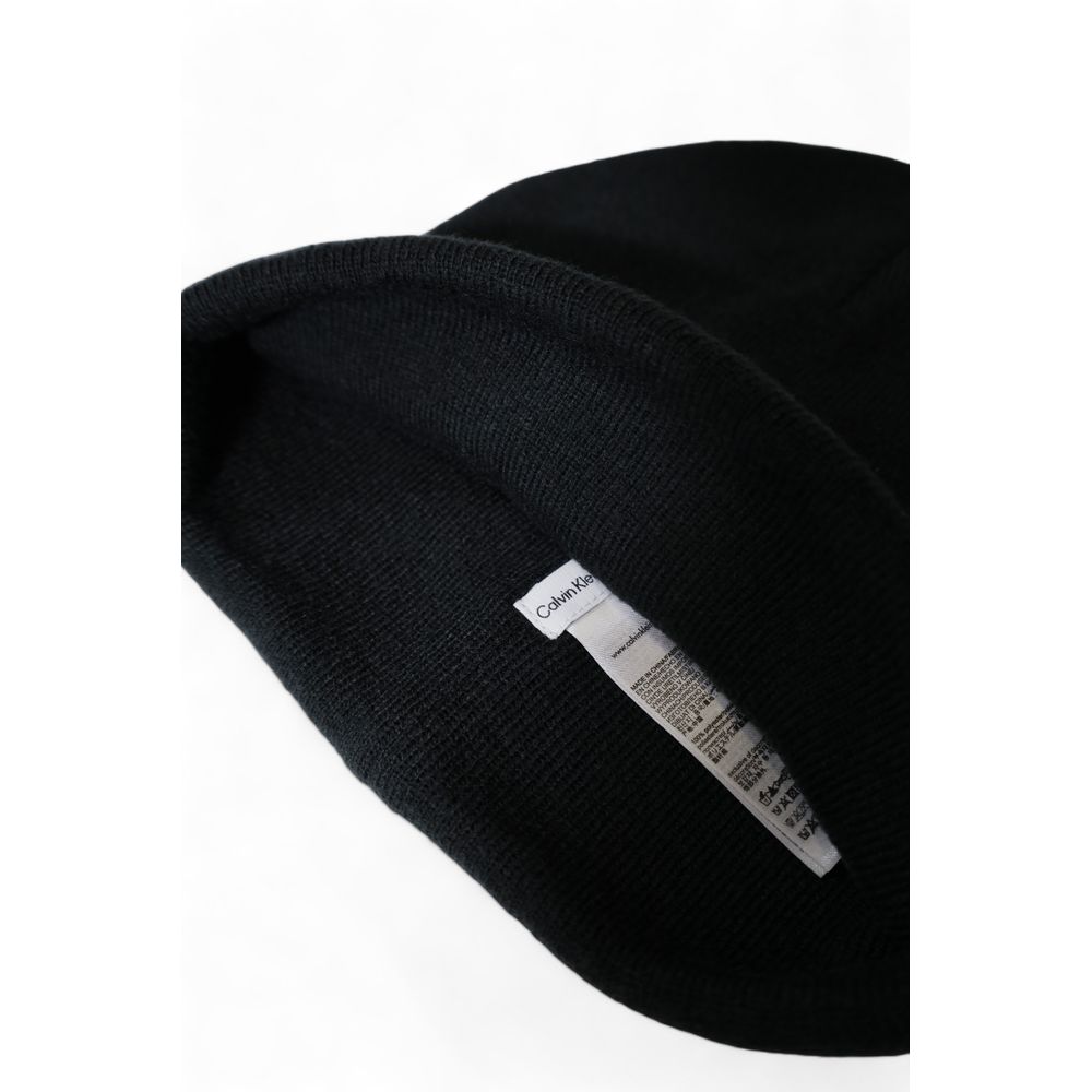 Calvin Klein Black Recycled Polyester Cap (Baseball Hat) | Regal Royce
