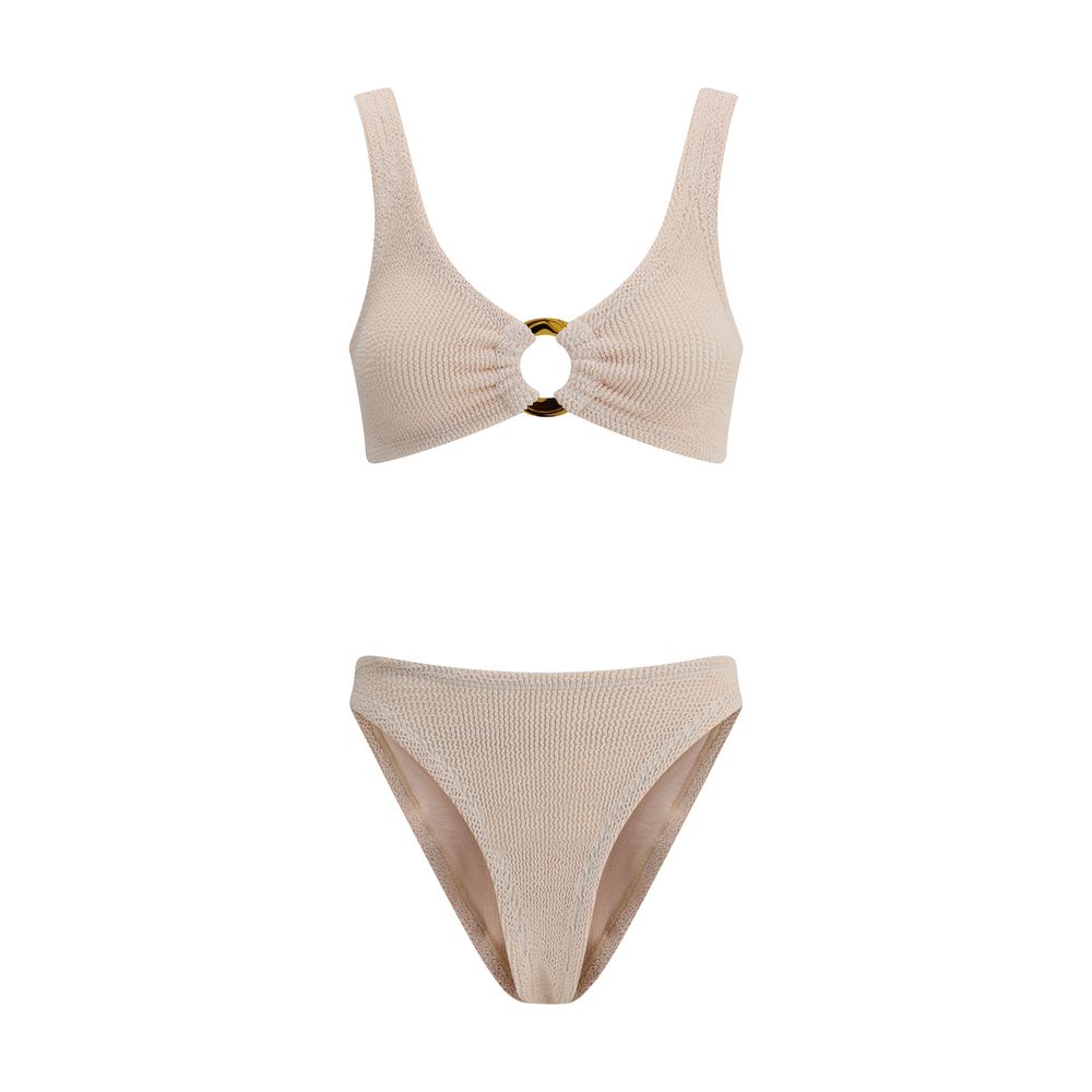 Hunza G Beige Polyamide Bikini | Regal Royce
