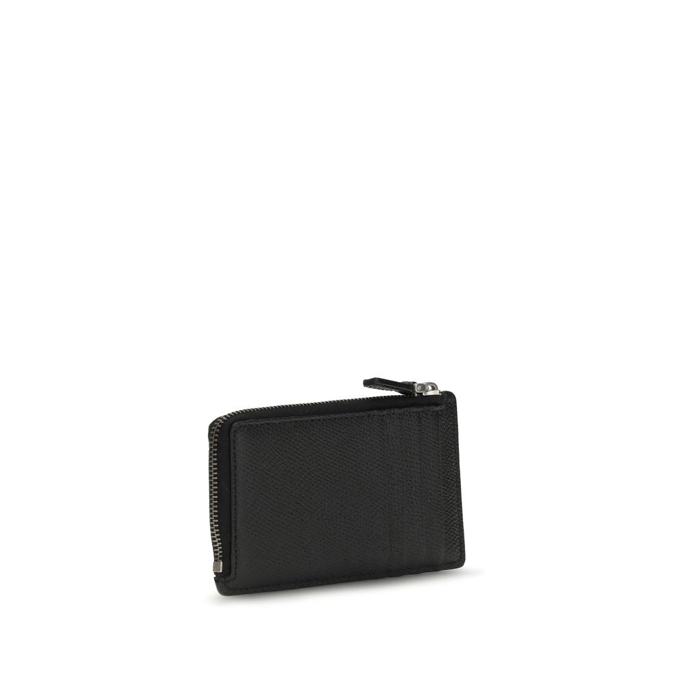 Valentino Garavani Black Calf Leather Bos Taurus Wallet | Regal Royce