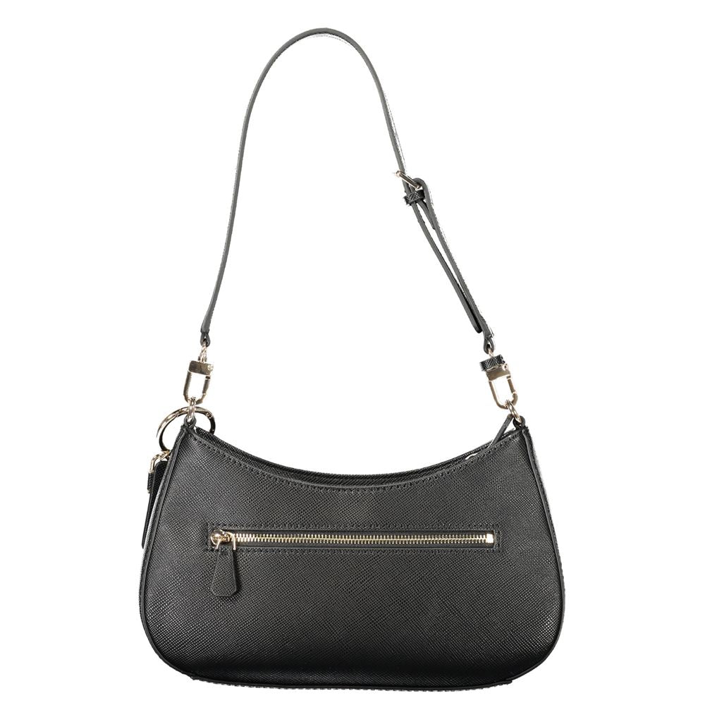 Guess Jeans Black Polyethylene Women Handbag | Regal Royce