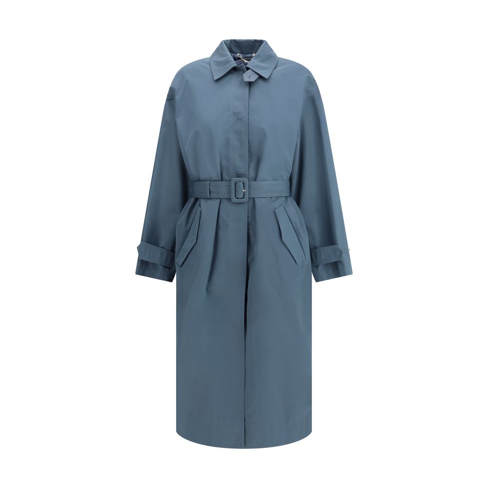 Fendi Blue Cotton Coat | Regal Royce