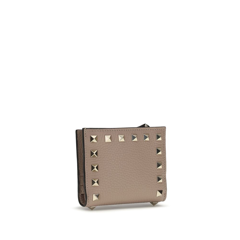 Valentino Garavani Gray Lamb Ovis Aries Aries Wallet | Regal Royce