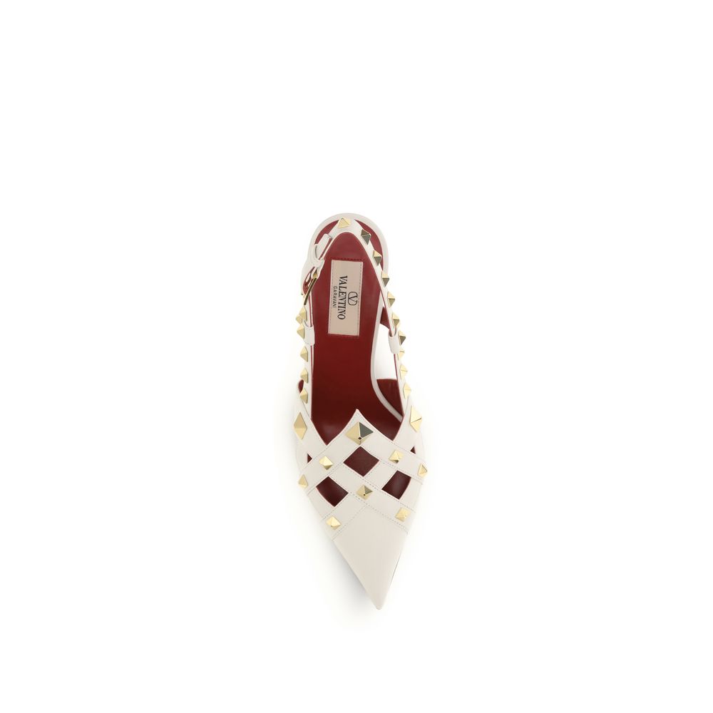 Valentino Garavani Beige Goatskin High Heel Pumps | Regal Royce