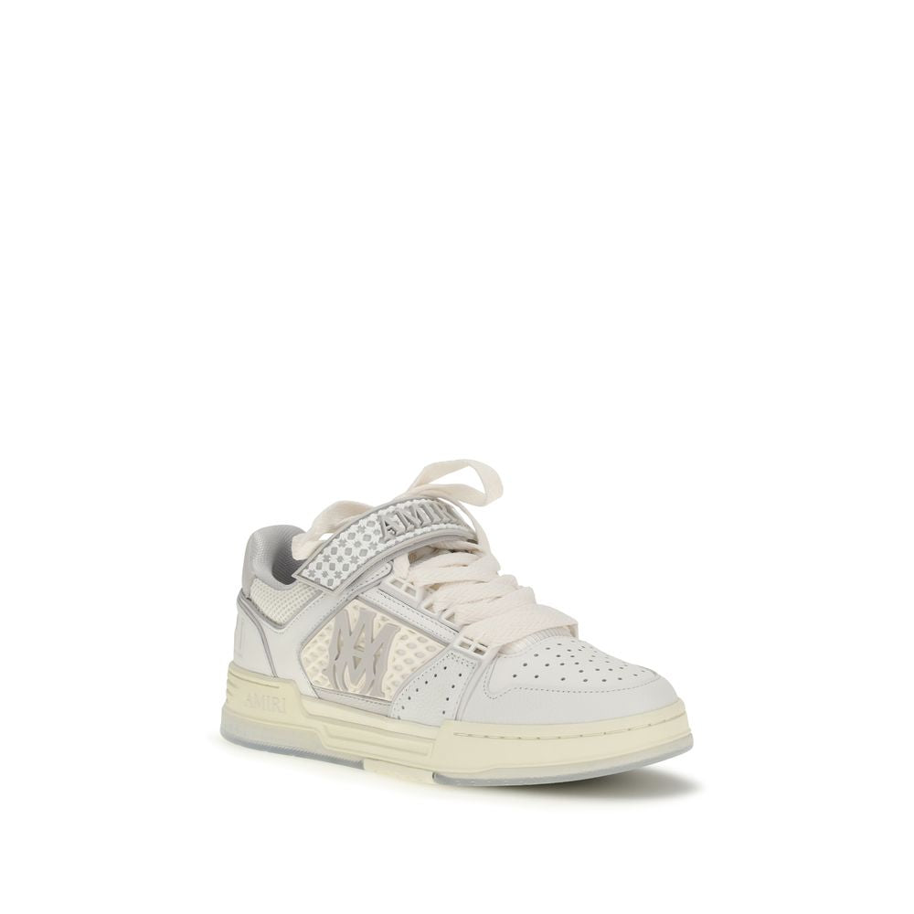 Amiri White Calf Leather Bos Taurus Athletic Sneakers | Regal Royce