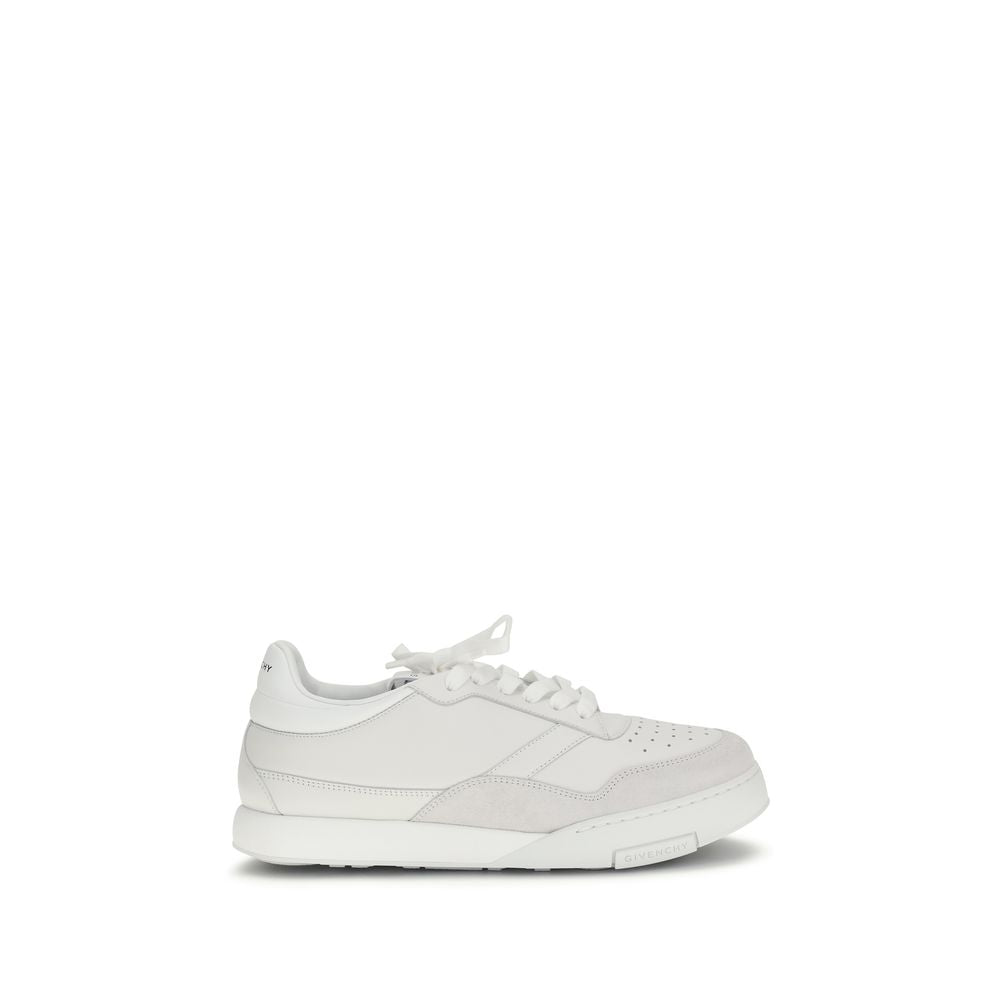 Givenchy White Calf Leather Bos Taurus Low Top Sneakers | Regal Royce