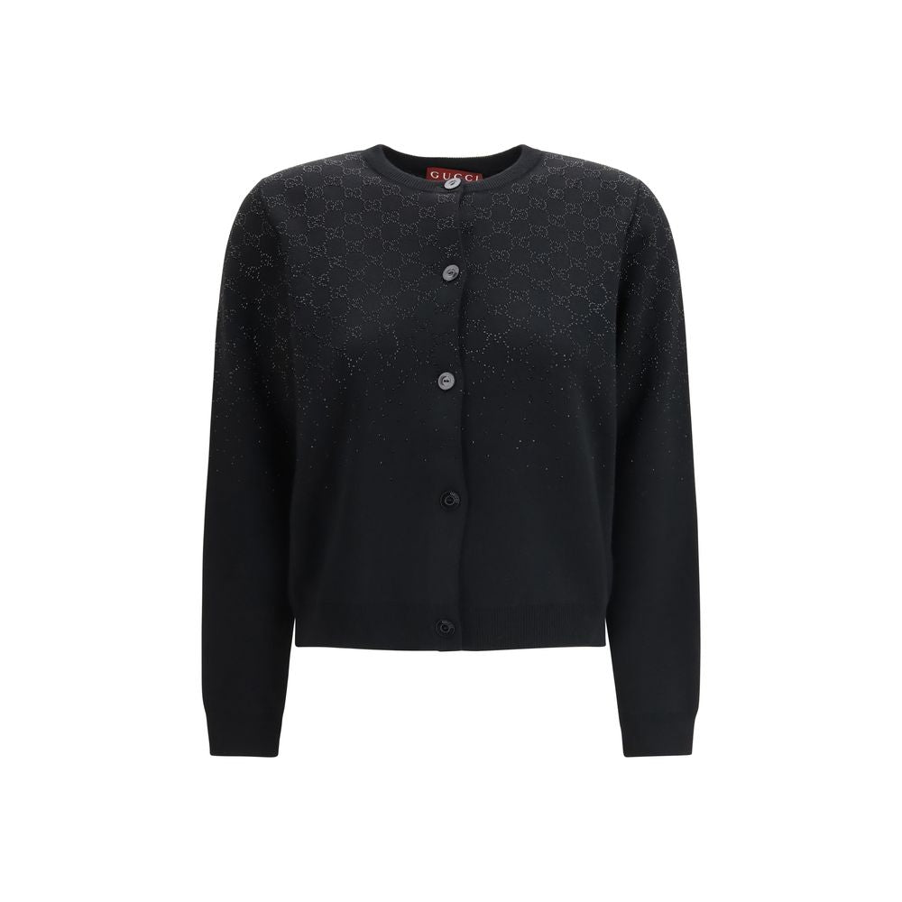 Gucci Black Wool Cardigan | Regal Royce